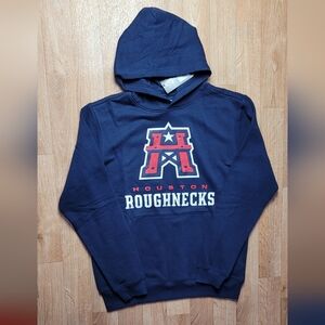 Houston Roughnecks XFL Navy Blue Hoodie Size Medium